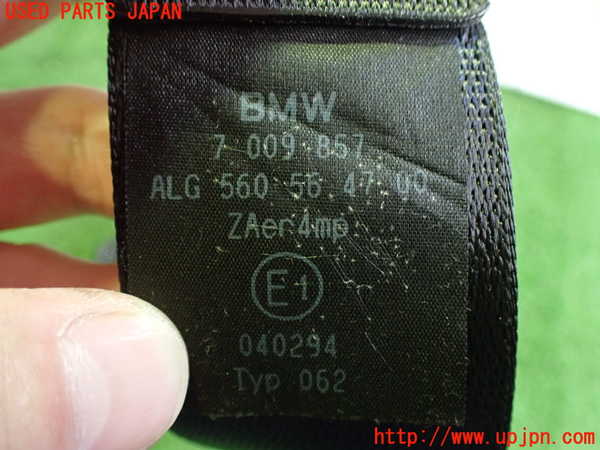 2UPJ-9231677075]BMW 320i(AV22)助手席シートベルト 中古  E46_3