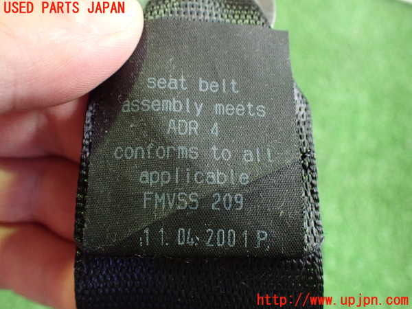 2UPJ-9231677075]BMW 320i(AV22)助手席シートベルト 中古  E46_4