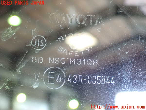 1UPJ-9231691380]ヴェルファイアハイブリッド(AYH30W)右クォーターガラス NSG M31Q8 中古_2