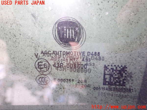 1UPJ-9231721320]フィアット・500X(33414)左後ドア 中古 AGC M97 43R-008600_2