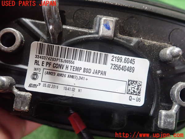 1UPJ-9231721212]フィアット・500X(33414)左ドアミラー 中古_3