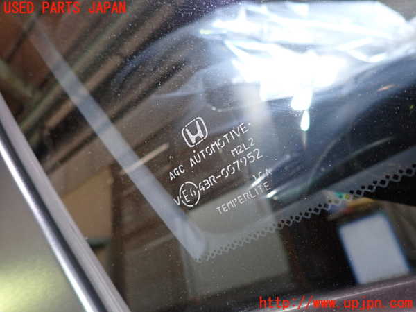 1UPJ-9231741382]フィット(Fit) ハイブリッド(e：HEV)(GR6)左クォーターガラス 中古 AGC M2L2 43R-007952_2