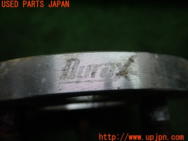 3UPJ=9231750971]フェアレディZ(GCZ32)前期 Durax デュラックス 15mm PCD114.3 5穴 M12×P1.25 ワイドトレッドスペーサー 2枚 中古_5