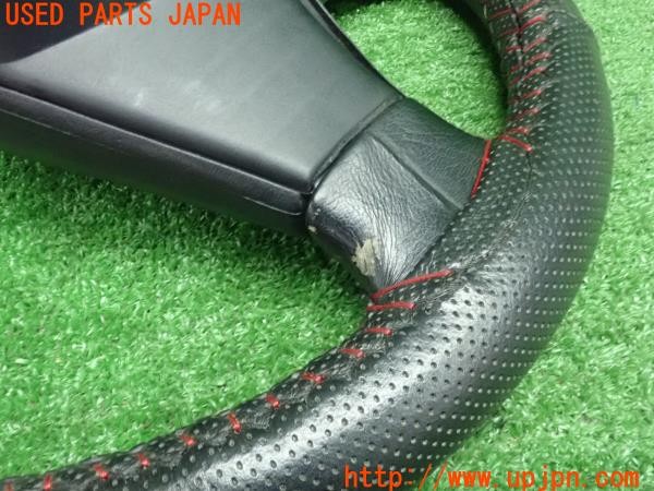 3UPJ=9231760617]フェアレディZ 300ZX 2by2 Tバールーフ(GZ32)純正加工 貼替品 ステアリングホイール Zロゴ 中古_5
