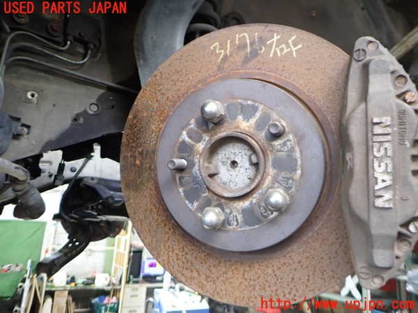 2UPJ-9231764290]フェアレディZ(GZ32)右フロントナックルハブ 中古_2
