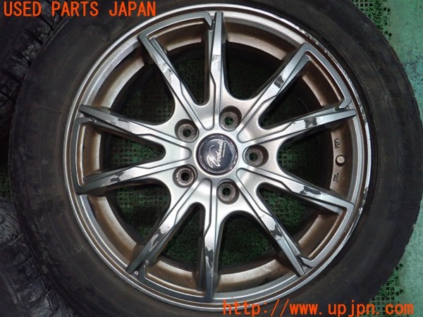 3UPJ=9231810917]セレナ(GFC27)AUTOWAY Verthandi オートウェイ ヴェルザンディ PW-S10 16×6.5J +48 PCD114.3 5穴 4本 中古_2