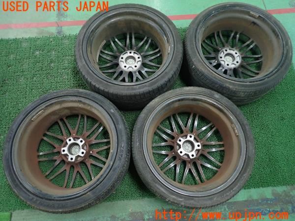 3UPJ=9231840921]BMW M5(NB50 E60)前期 社外 タイヤホイール 20×8.5JJ+29 10JJ+43 PCD120 5穴 4本 中古_2