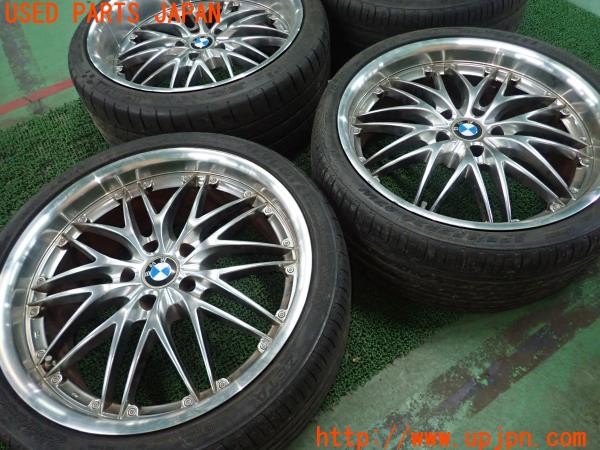 3UPJ=9231840921]BMW M5(NB50 E60)前期 社外 タイヤホイール 20×8.5JJ+29 10JJ+43 PCD120 5穴 4本 中古_4