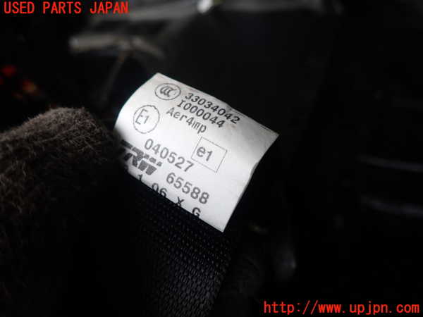 2UPJ-9231847155]BMW M5(NB50)(E60)右2列目シートベルト 中古_2