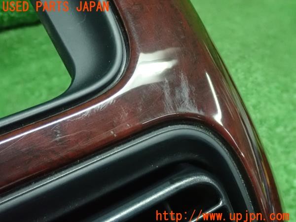 3UPJ=9231880624]グランドハイエース GLエディション(VCH10W)純正 木目調パネル オーディオ スイッチ 中古_4