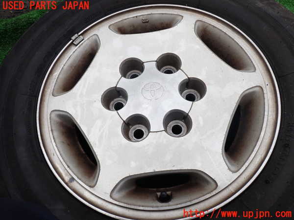 1UPJ-9231889026]グランドハイエース(VCH10W)タイヤ　ホイール　1本① 205/70R15 中古_2