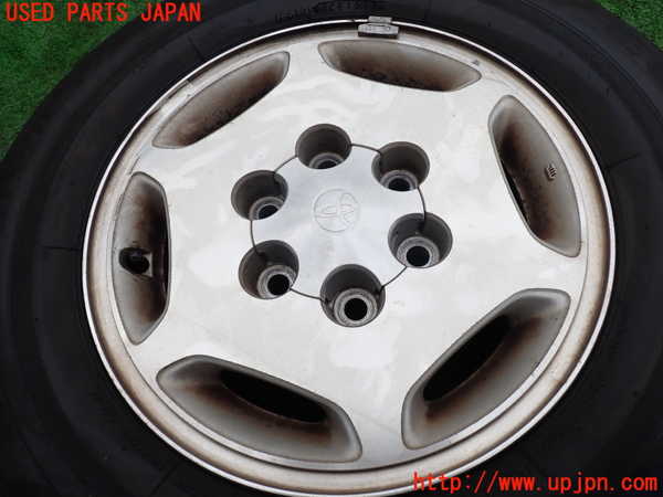 1UPJ-9231889028]グランドハイエース(VCH10W)タイヤ　ホイール　1本③ 205/70R15 中古_2