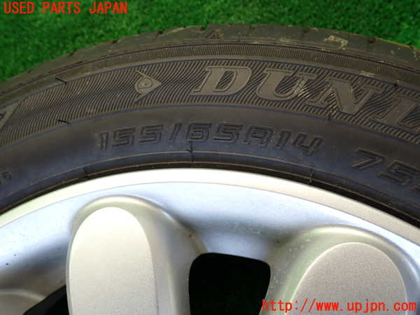 1UPJ-9231919022]ラパン(HE33S)タイヤ　ホイール　1本② 155/65R14 中古_2