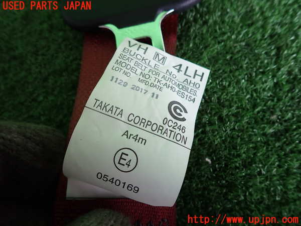 2UPJ-9231927185]WRX STI(VAB)左2列目シートベルト 中古_2