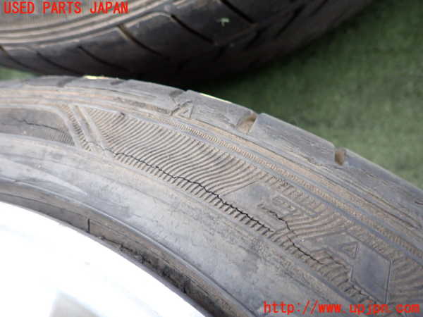 2UPJ-9231929040]WRX STI(VAB)社外品 タイヤ　ホイール　4本セット 215/40R18 中古_2
