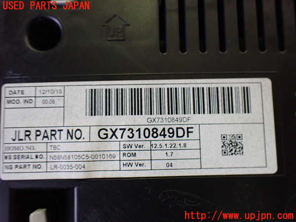 2UPJ-9231936170]ジャガー・XE(JA2GA)スピードメーター 中古_3