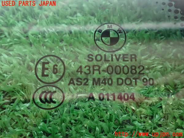 2UPJ-9231941382]BMW Z4(LL20)(E89)左クォーターガラス (43R-00082 M40) 中古_2
