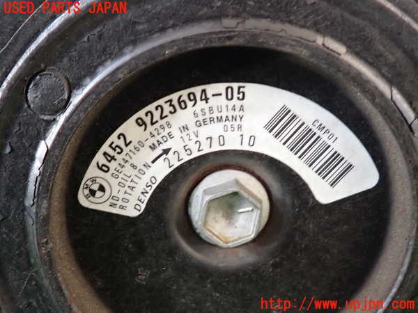 2UPJ-9231946025]BMW Z4(LL20)(E89)エアコンコンプレッサー 中古_4