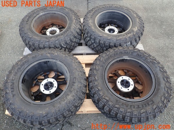 3UPJ=9231970918]FJクルーザー(GSJ15W)社外 ホイール 17×8.5J +38? PCD139.7 6穴 4本 中古_4