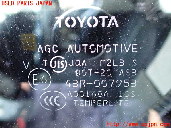 1UPJ-9231971320]FJクルーザー(GSJ15W)左後ドア 中古 AGC M2L3 43R-007953_5