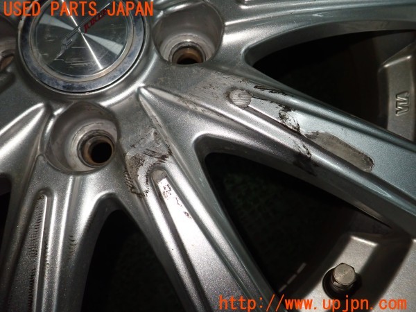 3UPJ=9231980916]アクア(MXPK16)Weds ウェッズ タイヤホイール 15×5.5J +42 PCD100 4穴 4本 中古_2