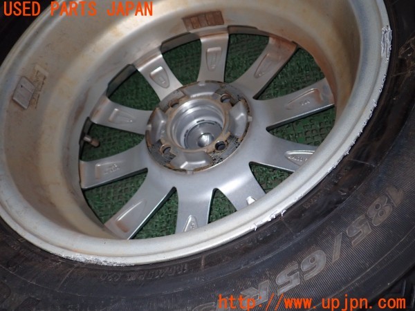 3UPJ=9231980916]アクア(MXPK16)Weds ウェッズ タイヤホイール 15×5.5J +42 PCD100 4穴 4本 中古_5