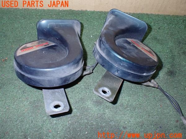 3UPJ=9231990563]GTO SR(Z15A)後期 MITSUBA ミツバ ALPHA HORN MBH-2E11 MBL-2E12 ホーン クラクション 中古_4