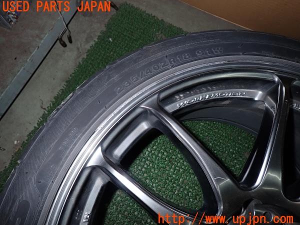 3UPJ=9231990919]GTO SR(Z15A)後期 WORK EMOTION CR Kiwami 極 ホイール 18×8.5J +38 PCD114.3 5穴 4本 中古_3