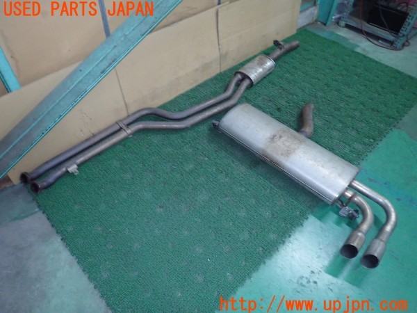 3UPJ=9232000152]BMW X3(WX30 F25)純正 7 606 416  マフラー カット済み 2分割 中古_2