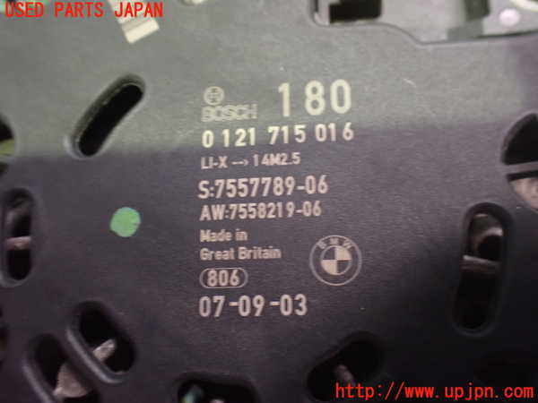 2UPJ-9232056015]BMW 335i カブリオレ(WL35)オルタネーター(ダイナモ) 中古 (E93)_3