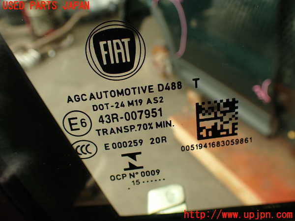2UPJ-9232061230]フィアット・500X(33414)右前ドア (43R-007951) 中古_4