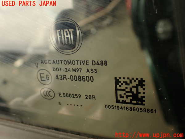 2UPJ-9232061290]フィアット・500X(33414)右後ドア (43R-008600) 中古_4