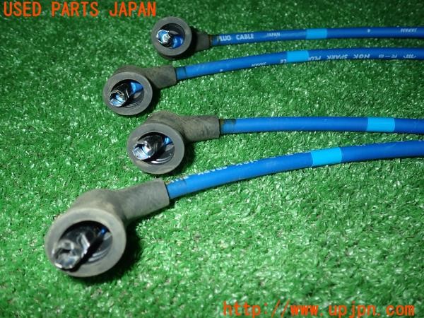 3UPJ=9232070146]カローラレビン(AE91)NGK スパークプラグケーブル プラグコード R-8 4本 中古_3