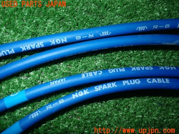 3UPJ=9232070146]カローラレビン(AE91)NGK スパークプラグケーブル プラグコード R-8 4本 中古_5