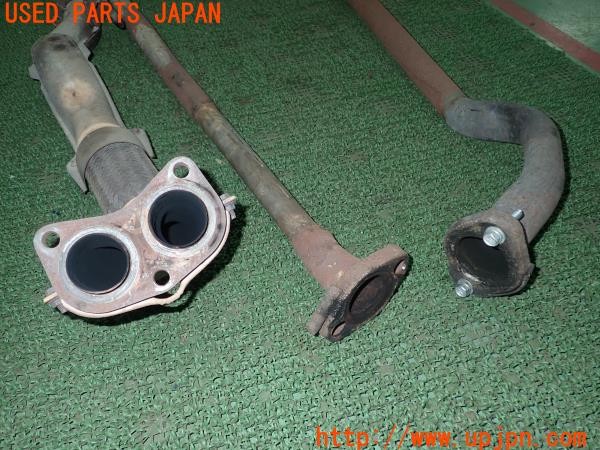 3UPJ=9232070152]カローラレビン(AE91)純正加工 マフラー センターパイプ フロントパイプ 3点セット 中古_3