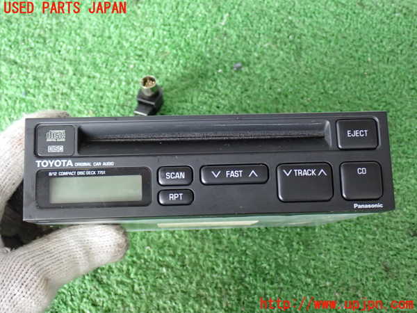 2UPJ-9232076480]カローラ レビン(AE91)CDプレーヤー ジャンク品 中古_2