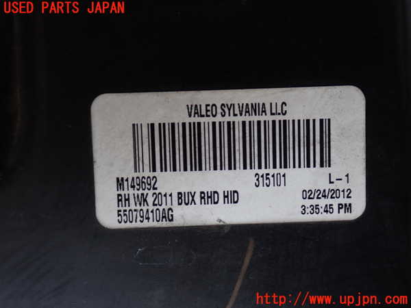 2UPJ-9232091130]ジープ・グランドチェロキー(WK36A)右ヘッドライト HID 中古_2