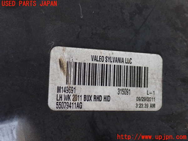 2UPJ-9232091132]ジープ・グランドチェロキー(WK36A)左ヘッドライト HID 中古_2