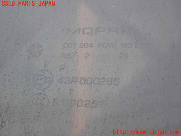 2UPJ-9232091380]ジープ・グランドチェロキー(WK36A)右クォーターガラス (43R-000265) 中古_2