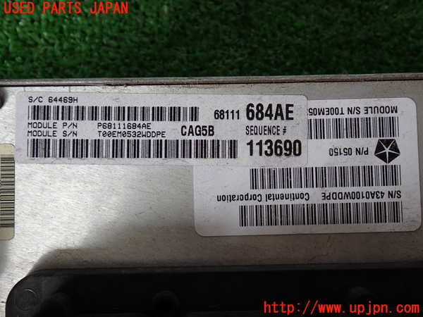 2UPJ-9232096110]ジープ・グランドチェロキー(WK36A)エンジンコンピューター 中古_4