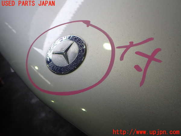 2UPJ-9232101060]ベンツ SL350 R230(230467)ボンネットフード 中古_2