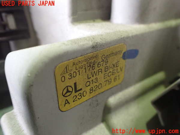 2UPJ-9232101132]ベンツ SL350 R230(230467)左ヘッドライト HID 中古_4