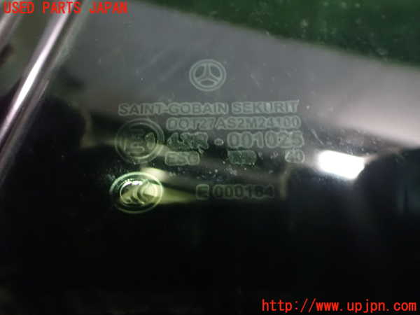 2UPJ-9232101382]ベンツ SL350 R230(230467)左クォーターガラス (43R-001025 M24100) 中古_2