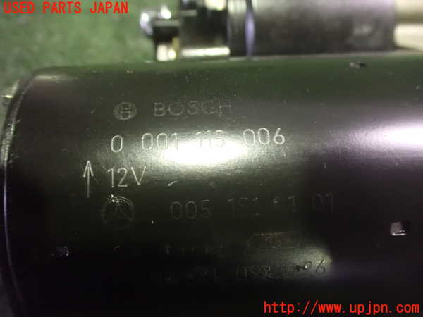2UPJ-9232106010]ベンツ SL350 R230(230467)セルモーター 中古_3