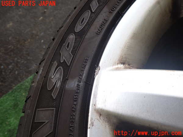 2UPJ-9232109039]ベンツ SL350 R230(230467)タイヤ　ホイール　1本④ 255/45R17 中古_2