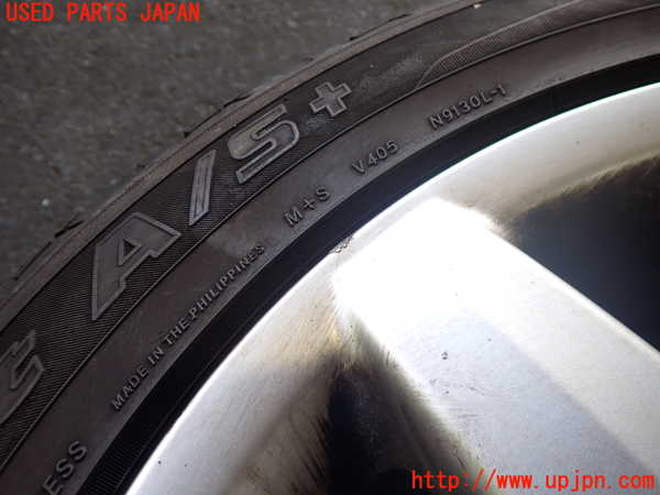 2UPJ-9232109039]ベンツ SL350 R230(230467)タイヤ　ホイール　1本④ 255/45R17 中古_3