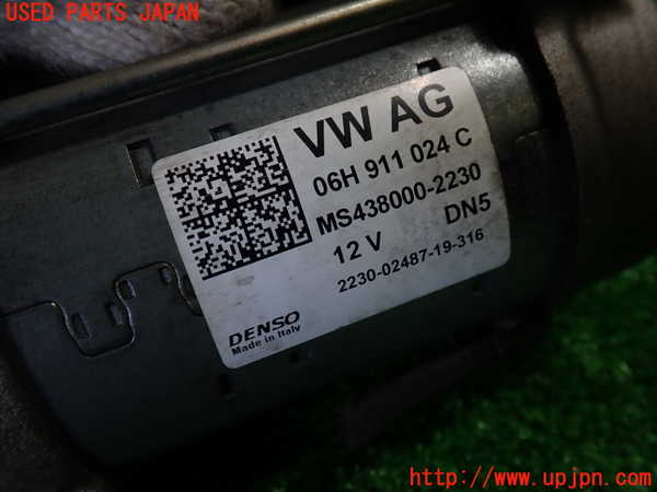 1UPJ-9232156010]アウディ・A6(F2DKNF)セルモーター 中古_4