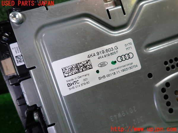 1UPJ-9232156066]アウディ・A6(F2DKNF)エアコンスイッチ1 中古_3