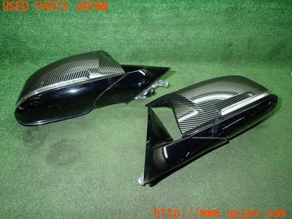 3UPJ=9232160036]BMW 320d ツーリング (3D20 F31)純正 ドアミラー 社外 カーボン調カバー付き 中古_2