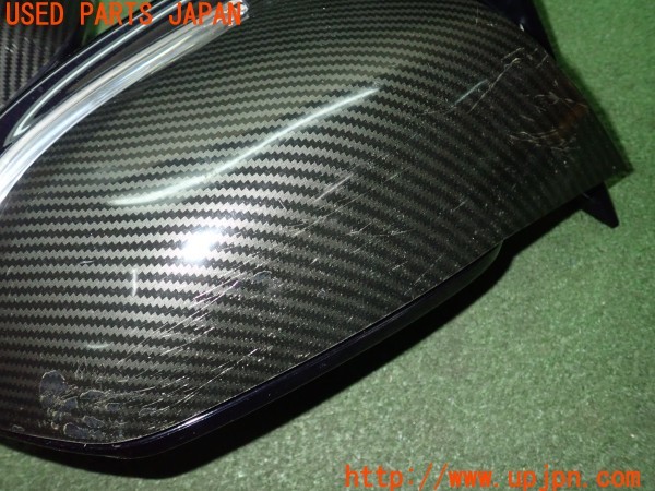 3UPJ=9232160036]BMW 320d ツーリング (3D20 F31)純正 ドアミラー 社外 カーボン調カバー付き 中古_4